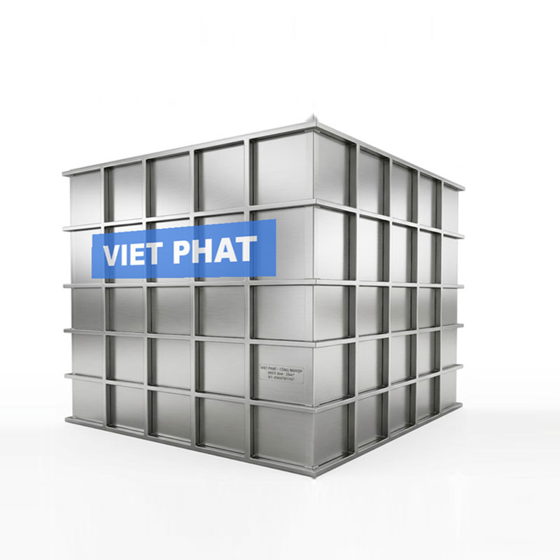Bể nước bằng sắt chất lượng cao Việt Phát
