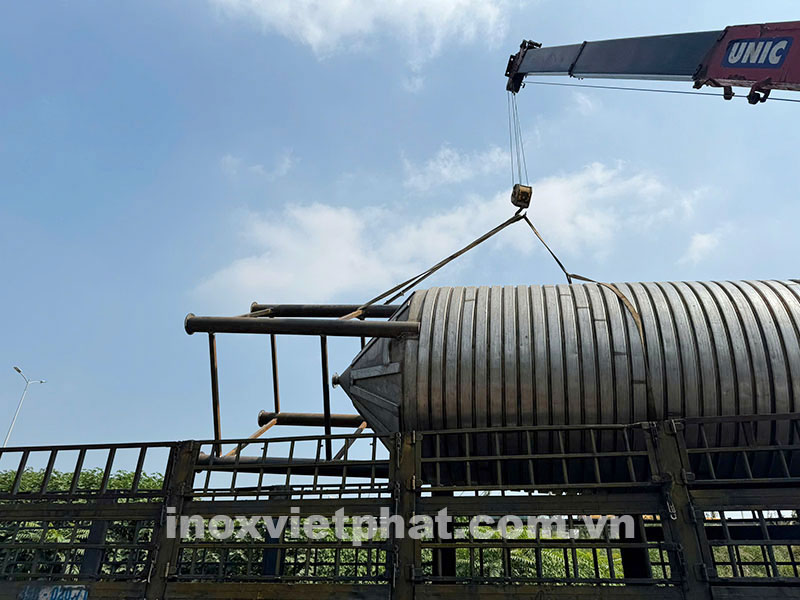 Bồn gia nhiệt Việt bao hơi Phát