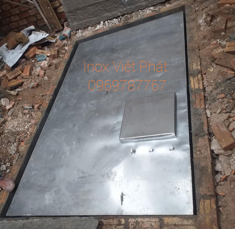 Bể nước ngầm Inox Việt Phát 8000L