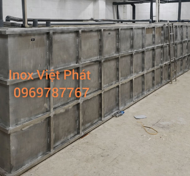 Bể inox đặt nổi nhà dân 1000L