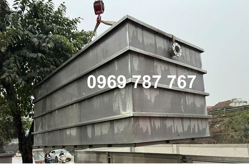 Bể inox đặt nổi nhà dân 1000L