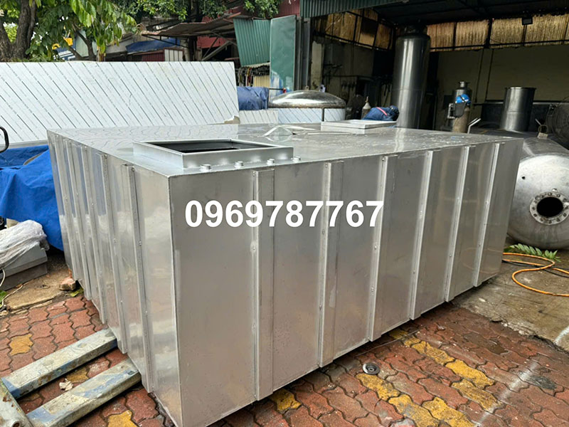 Bể inox đặt nổi nhà dân 1000L