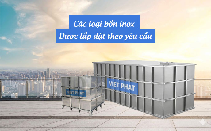 Lắp bể inox theo yêu cầu